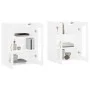 Wall cabinets 2 pcs white engineered wood by vidaXL, Sideboards - Ref: Foro24-3197921, Price: 174,72 €, Discount: %