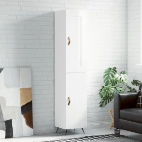 High glossy white plywood sideboard 34.5x34x180 cm by vidaXL, Sideboards - Ref: Foro24-3200107, Price: 105,80 €, Discount: %
