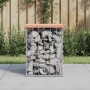 Gabionen-Design-Gartenbank aus Douglasienholz 33x31x42 cm von vidaXL, Gartenbänke - Ref: Foro24-834327, Preis: 27,81 €, Rabat...