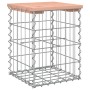 Gabionen-Design-Gartenbank aus Douglasienholz 33x31x42 cm von vidaXL, Gartenbänke - Ref: Foro24-834327, Preis: 27,81 €, Rabat...