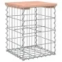 Gabionen-Design-Gartenbank aus Douglasienholz 33x31x42 cm von vidaXL, Gartenbänke - Ref: Foro24-834327, Preis: 27,81 €, Rabat...