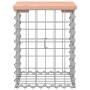 Gabionen-Design-Gartenbank aus Douglasienholz 33x31x42 cm von vidaXL, Gartenbänke - Ref: Foro24-834327, Preis: 27,81 €, Rabat...