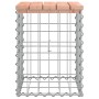 Gabionen-Design-Gartenbank aus Douglasienholz 33x31x42 cm von vidaXL, Gartenbänke - Ref: Foro24-834327, Preis: 27,81 €, Rabat...