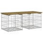 Gartenbank Design Gabionen imprägniertes Kiefernholz 103x44x42cm von vidaXL, Gartenbänke - Ref: Foro24-834340, Preis: 56,62 €...