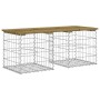 Gartenbank Design Gabionen imprägniertes Kiefernholz 103x44x42cm von vidaXL, Gartenbänke - Ref: Foro24-834340, Preis: 56,62 €...
