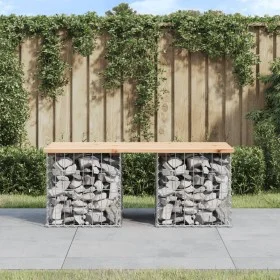 Gabion design garden bench solid pine wood 103x44x42 cm by vidaXL, garden benches - Ref: Foro24-834338, Price: 70,88 €, Disco...