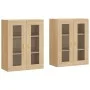Wandschränke, 2 Stück, Holzwerkstoff, Sonoma-Eiche von vidaXL, Sideboards - Ref: Foro24-3197924, Preis: 171,01 €, Rabatt: %