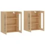 Wandschränke, 2 Stück, Holzwerkstoff, Sonoma-Eiche von vidaXL, Sideboards - Ref: Foro24-3197924, Preis: 171,01 €, Rabatt: %