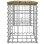 Gartenbank im Gabionen-Design aus imprägniertem Kiefernholz, 103 x 31 x 42 cm von vidaXL, Gartenbänke - Ref: Foro24-834331, P...