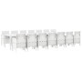 Conjunto de Comedor de Jardín 15 pcs Ratan Polt