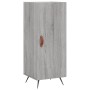 Aparador alto madera contrachapada gris Sonoma 34,5x34x180 cm