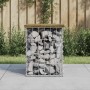 Bank garden design with gabions made of impregnated pine wood, measuring 33x31x42 cm. by vidaXL, garden benches - Ref: Foro24...