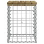Bank garden design with gabions made of impregnated pine wood, measuring 33x31x42 cm. by vidaXL, garden benches - Ref: Foro24...
