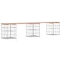 Bank Garten Design Gabionen Holz Douglasie 203x31x42 cm von vidaXL, Gartenbänke - Ref: Foro24-834333, Preis: 79,19 €, Rabatt: %