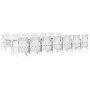 Conjunto de Comedor de Jardín 15 pcs Ratan Polt