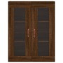 Wandschränke, 2 Stück, Eichenbraun, Holzwerkstoff von vidaXL, Sideboards - Ref: Foro24-3197920, Preis: 182,27 €, Rabatt: %