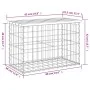 Gartenbank Design Gabionen Massivholz Kiefer 63x31,5x42cm von vidaXL, Gartenbänke - Ref: Foro24-834344, Preis: 47,08 €, Rabat...