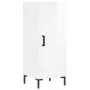 Aparador alto madera contrachapada blanco brillo 34,5x34x180 cm de vidaXL, Aparadores - Ref: Foro24-3200131, Precio: 110,10 €...