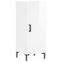 Tall white glossy plywood sideboard 34.5x34x180 cm by vidaXL, Sideboards - Ref: Foro24-3200131, Price: 111,42 €, Discount: %