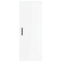Tall white glossy plywood sideboard 34.5x34x180 cm by vidaXL, Sideboards - Ref: Foro24-3200131, Price: 111,42 €, Discount: %
