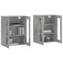 Wall cabinets 2 pcs concrete gray engineered wood by vidaXL, Sideboards - Ref: Foro24-3197925, Price: 164,20 €, Discount: %