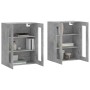 Wandschränke 2 Stück betongraues Holzwerkstoff von vidaXL, Sideboards - Ref: Foro24-3197925, Preis: 166,71 €, Rabatt: %