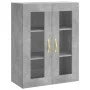 Wall cabinets 2 pcs concrete gray engineered wood by vidaXL, Sideboards - Ref: Foro24-3197925, Price: 164,20 €, Discount: %