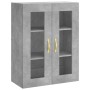 Wandschränke 2 Stück betongraues Holzwerkstoff von vidaXL, Sideboards - Ref: Foro24-3197925, Preis: 166,71 €, Rabatt: %