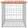 Garden bench design with gabions, made of Douglas fir wood, 63x44x42cm. by vidaXL, garden benches - Ref: Foro24-834354, Price...