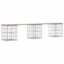 Gabion design garden bench solid pine wood 203x31x42 cm by vidaXL, garden benches - Ref: Foro24-834332, Price: 76,99 €, Disco...