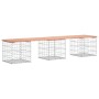 Douglasie Tannenholz Gabione Design Gartenbank 203x44x42 cm von vidaXL, Gartenbänke - Ref: Foro24-834342, Preis: 123,60 €, Ra...