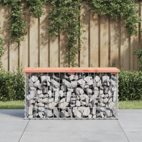 Gabionen-Design-Gartenbank aus Douglasienholz 83x31,5x42 cm von vidaXL, Gartenbänke - Ref: Foro24-834348, Preis: 55,85 €, Rab...