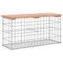Gabion design garden bench Douglas fir wood 83x31.5x42 cm by vidaXL, garden benches - Ref: Foro24-834348, Price: 53,22 €, Dis...