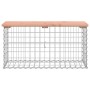 Gabionen-Design-Gartenbank aus Douglasienholz 83x31,5x42 cm von vidaXL, Gartenbänke - Ref: Foro24-834348, Preis: 55,85 €, Rab...