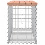 Banco jardín diseño gaviones madera abeto Douglas 83x31,5x42 cm de vidaXL, Bancos de jardín - Ref: Foro24-834348, Precio: 55,...