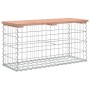 Gabionen-Design-Gartenbank aus Douglasienholz 83x31,5x42 cm von vidaXL, Gartenbänke - Ref: Foro24-834348, Preis: 55,85 €, Rab...