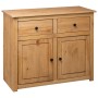 Panama style solid pine wood sideboard 93x40x80 cm by vidaXL, Sideboards - Ref: Foro24-282697, Price: 178,34 €, Discount: %