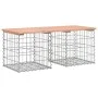 Gabionen-Design-Gartenbank aus Douglasie, 103 x 44 x 42 cm von vidaXL, Gartenbänke - Ref: Foro24-834339, Preis: 74,52 €, Raba...