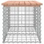 Gabionen-Design-Gartenbank aus Douglasie, 103 x 44 x 42 cm von vidaXL, Gartenbänke - Ref: Foro24-834339, Preis: 74,52 €, Raba...