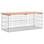 Gabionen-Design-Gartenbank aus Douglasie, 103 x 44 x 42 cm von vidaXL, Gartenbänke - Ref: Foro24-834360, Preis: 82,75 €, Raba...