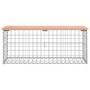 Gabionen-Design-Gartenbank aus Douglasie, 103 x 44 x 42 cm von vidaXL, Gartenbänke - Ref: Foro24-834360, Preis: 82,75 €, Raba...
