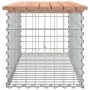 Gabion design garden bench Douglas fir wood 103x44x42 cm by vidaXL, garden benches - Ref: Foro24-834360, Price: 82,75 €, Disc...
