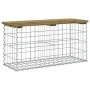 Gartenbank Design Gabion imprägniertes Kiefernholz 83x31,5x42 cm von vidaXL, Gartenbänke - Ref: Foro24-834349, Preis: 58,61 €...