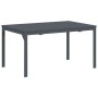 Conjunto de Comedor de Jardín 9 pcs Marrón Poliratán