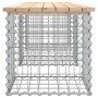 Gabionen-Design-Gartenbank aus massivem Kiefernholz, 203 x 44 x 42 cm von vidaXL, Gartenbänke - Ref: Foro24-834341, Preis: 11...