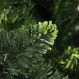 Árbol de Navidad artificial iluminado con luces y piñas 210 cm