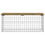 Gabion design garden bench impregnated pine wood 103x31.5x42cm by vidaXL, garden benches - Ref: Foro24-834352, Price: 68,78 €...