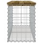 Gabion design garden bench impregnated pine wood 103x31.5x42cm by vidaXL, garden benches - Ref: Foro24-834352, Price: 68,78 €...