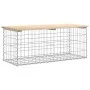 Gabionen-Design-Gartenbank aus massivem Kiefernholz, 103 x 44 x 42 cm von vidaXL, Gartenbänke - Ref: Foro24-834359, Preis: 78...