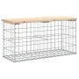 Gabion design garden bench solid pine wood 83x31.5x42cm by vidaXL, garden benches - Ref: Foro24-834347, Price: 56,45 €, Disco...